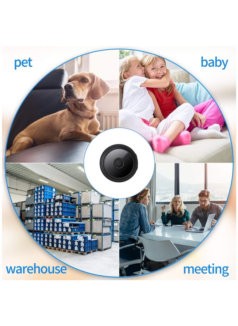 Generic - Mini Hidden Cameras Wireless WiFi Camera HD 1080P Home Security Cameras Surveillance with Audio and Video Live Feed Covert Baby Nanny Cam Tiny Smart Cameras with Night Vision and Motion Detection - Image 1