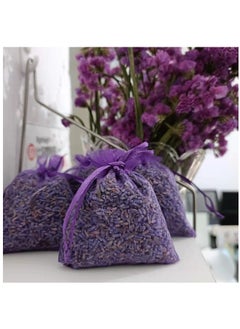 SYOSI 5A Lavender Sachet 10g 10pcs Natural Lavender Dried Flower Bag Scent Sachet Drawer Freshener Premium Grade Dried Lavender Deodorizer Freshener for Drawers and Closets Home Car Fragrance Product  - Image 2