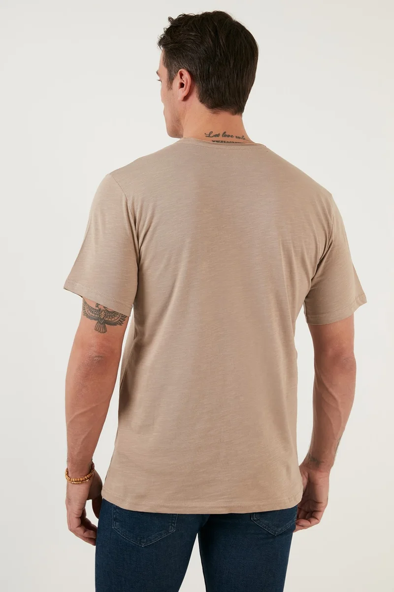 بوراتي 100% Cotton Slim Fit Crew Neck Pocket T Shirt Men's T Shirt 5902000