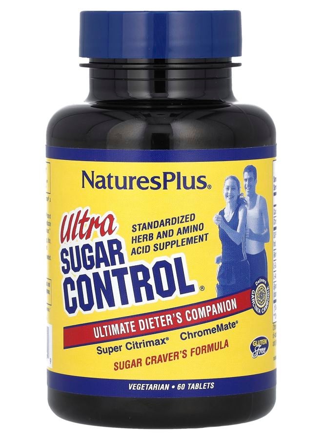 NaturesPlus Ultra Sugar Control Ultimate Dieter's Companion 60 Tablets - Image 1