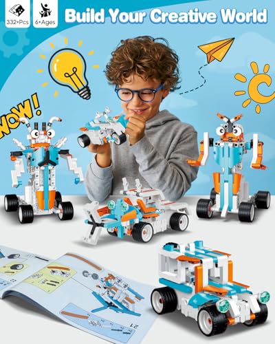 HBUDS Robot Building Toys for Boys 12in1 STEM Projects for Kids Ages 812 - Image 5