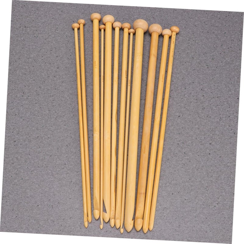 12Pcs Portable Knitting Needles with Round Bead Heads for Sweaters Scarves DIY Crochet Tools - Image 4