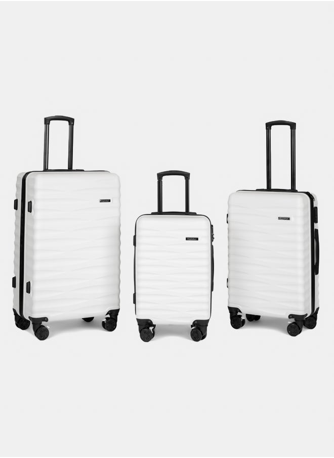 Hammer Hammer Laggage Shadow Set 3 Pieces 28 / 24 / 20 - 100% Pure ABS Material - One Year Warranty + 2 Year Free Maintenance  - Image 1