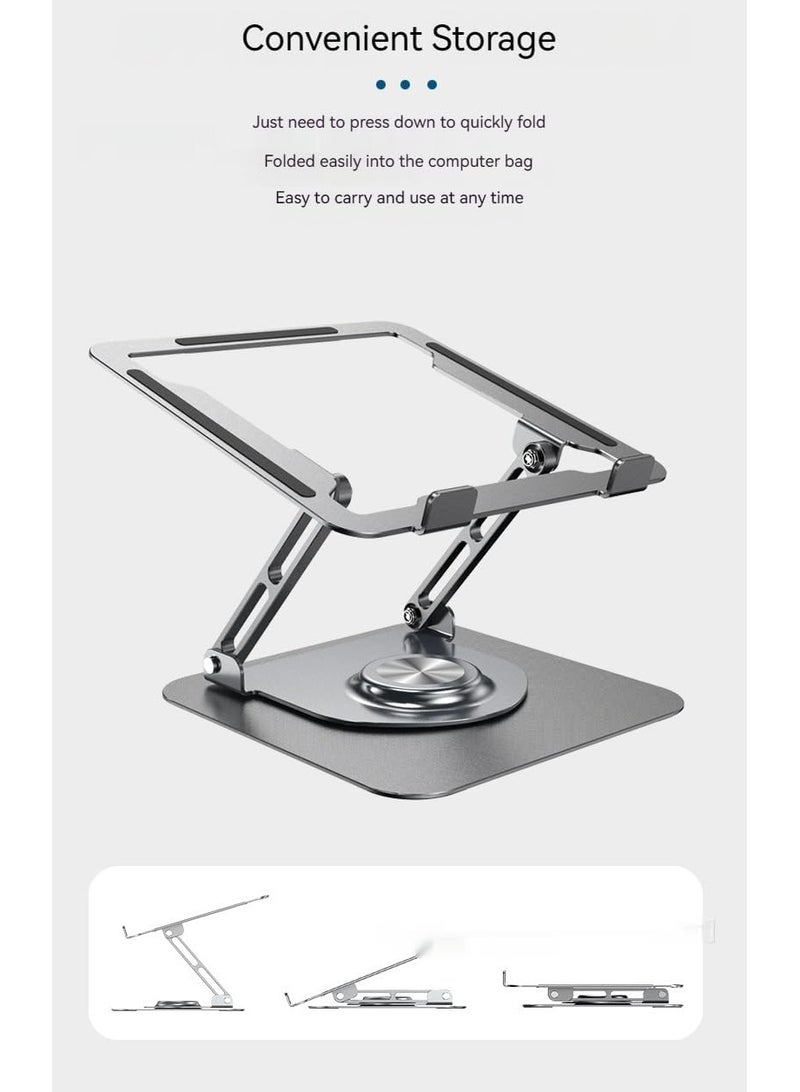 General Folding Reading Painting Stand Aluminium Alloy Lifting Laptop Cooling Stand Tablet PC Swivel Stand  - Image 2