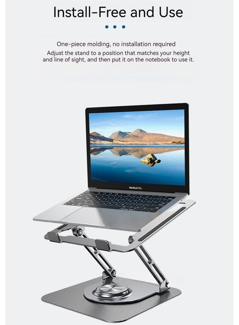 General Folding Reading Painting Stand Aluminium Alloy Lifting Laptop Cooling Stand Tablet PC Swivel Stand  - Image 4