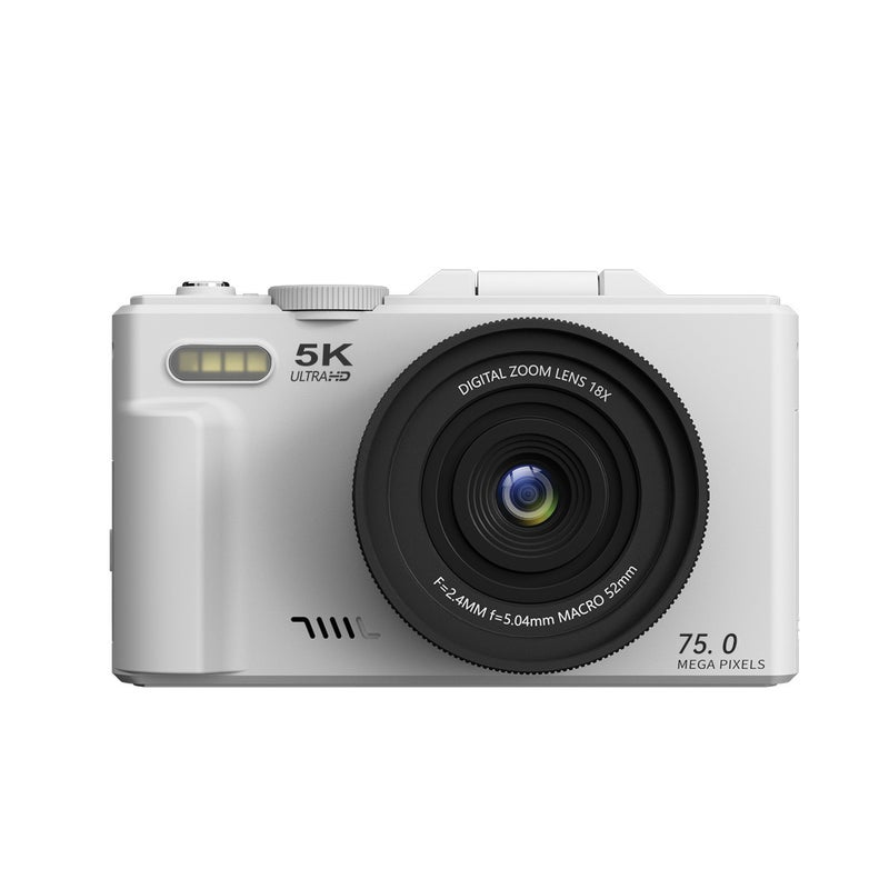 Cross-Border Flip Screen Mirrorless Digital Camera 5K HD Retro Selfie Camera for Students