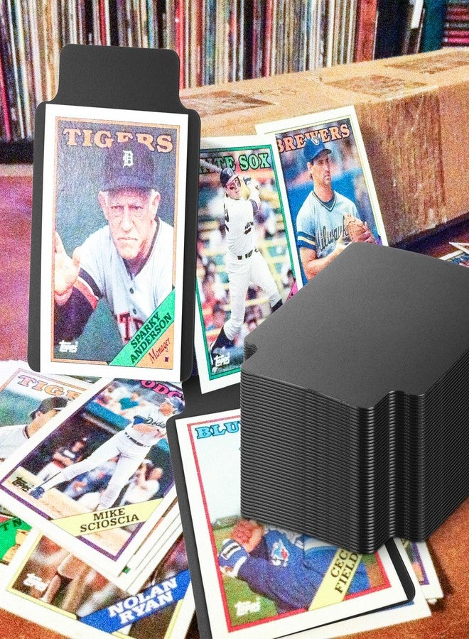 Homakover Tall Trading Card Dividers, 0.8MM Thick Card Page Dividers Frosted Card Separator with Tabs Top Loaders Plastic Divider Cards for BCW, Games Sports, Playing Card, 4.2 * 3" (100) - Image 3