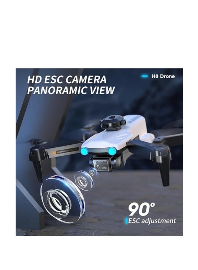 H8 RC Mini Drone 4K HD كاميرا مزدوجة صور جوية بدون طيار WIFI FPV تجنب العوائق قابلة للطي كوادكوبتر - Image 3