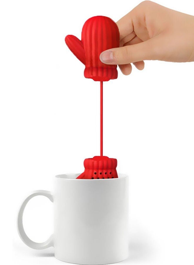 نيبمينينت مصفاة شاي من السيليكون أحمر 0.052كجم - Image 3