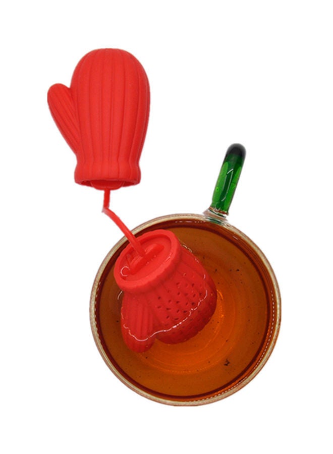 نيبمينينت مصفاة شاي من السيليكون أحمر 0.052كجم - Image 2