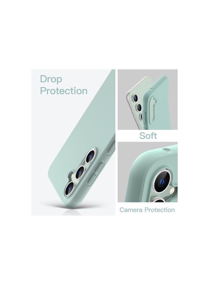 JETech Slim Fit Case for Samsung Galaxy S23 FE 6.4-Inch, Flexible Soft TPU Shockproof Thin Phone Cover with Matte Finish (Olive) - Image 3