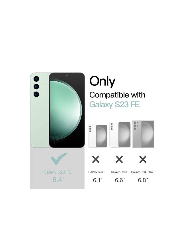 JETech Slim Fit Case for Samsung Galaxy S23 FE 6.4-Inch, Flexible Soft TPU Shockproof Thin Phone Cover with Matte Finish (Olive) - Image 4