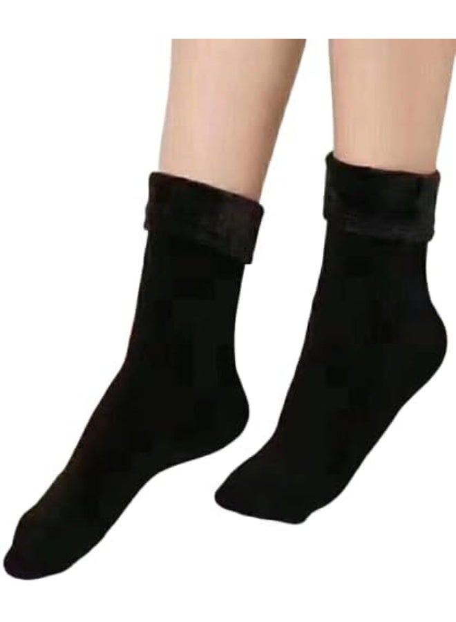 Black Winter Warmer Socks with Thermal Insulation for Instant Warmth and All-Day Comfort - Image 3