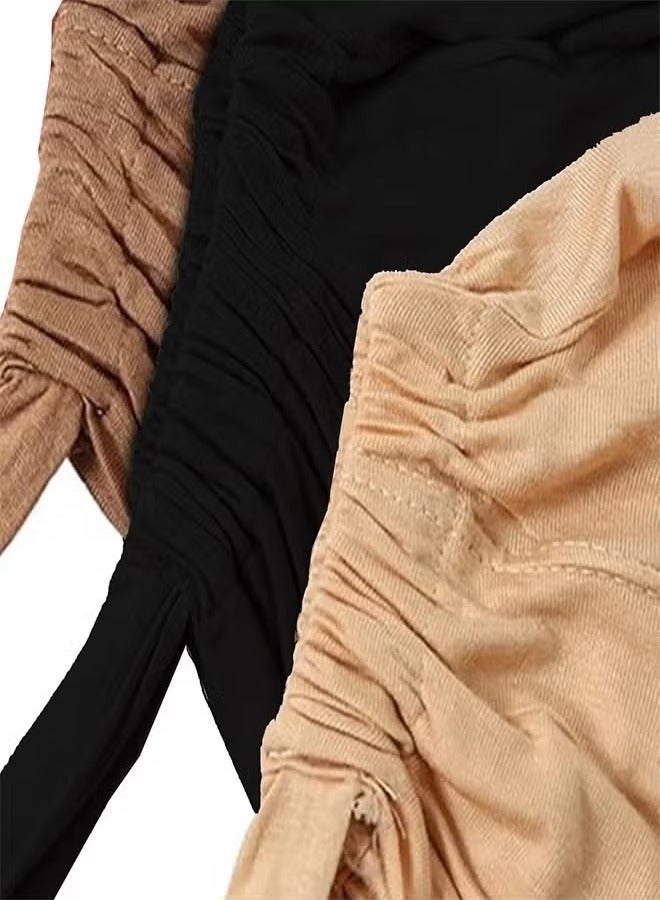 Inner Hijab Cap 3PCS Adjustable Muslim Women's Underscarf - Image 4