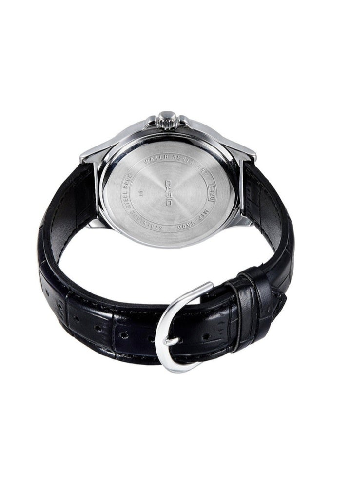 CASIO Women's leather Quartz Chronograph Watch - LTP-V300L-1AUDF - Image 2