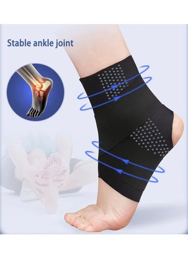 Generic Sleeve Ankle Brace, Bandage Ankle Support Ankle Wrap & Ankle Brace for Plantar Fasciitis Relief, Ultra Thin Breathable Adjustable Compression Foot Sleeve Sock, Ankle Sleeve Strap Support for Men (XL) - Image 5