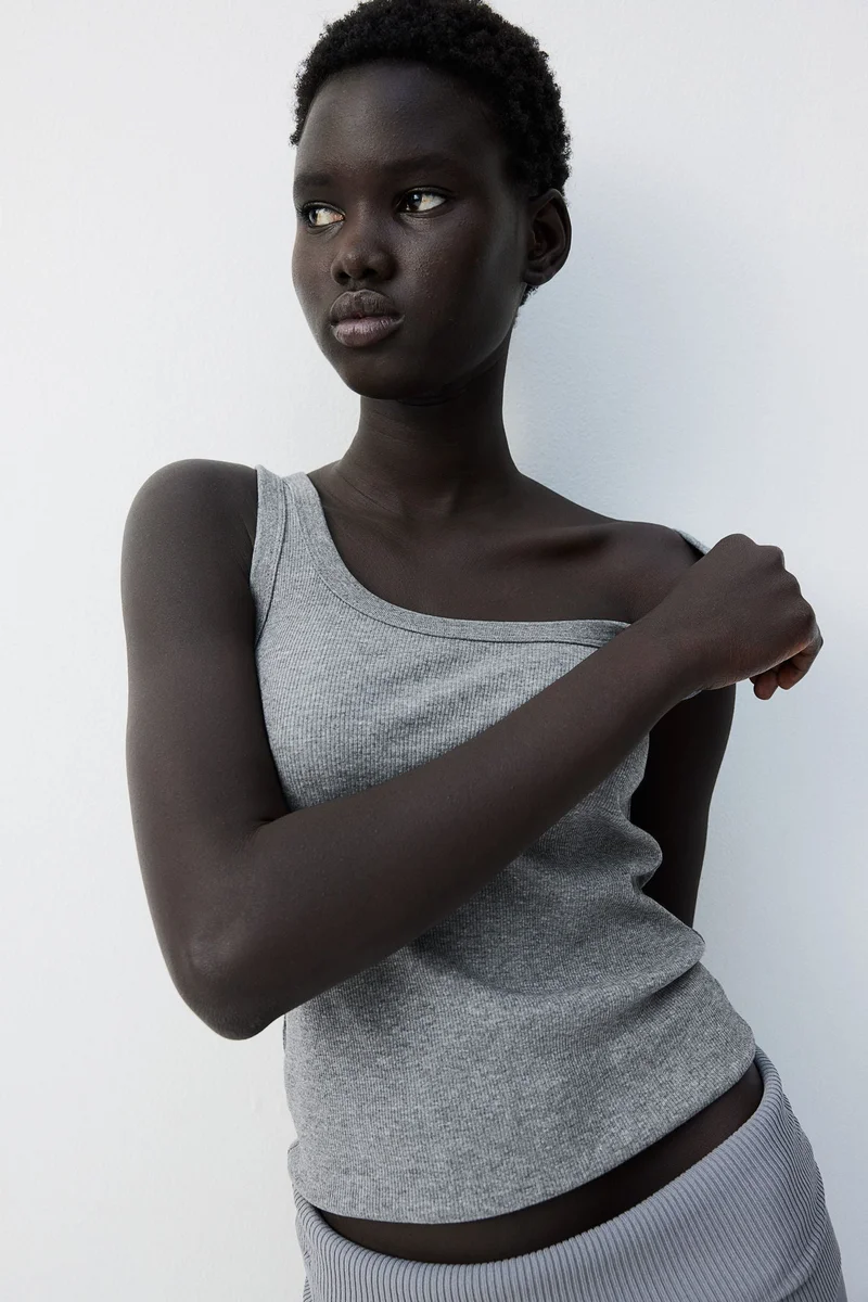 اتش اند ام Ribbed vest top