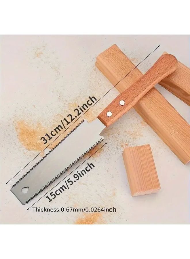 Japanese Steel Flush Cut Hand Saw Manual Woodworking Pull Saw For Carpentry - Image 4