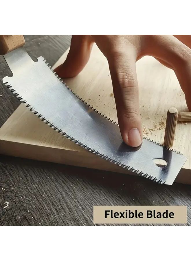 Japanese Steel Flush Cut Hand Saw Manual Woodworking Pull Saw For Carpentry - Image 5