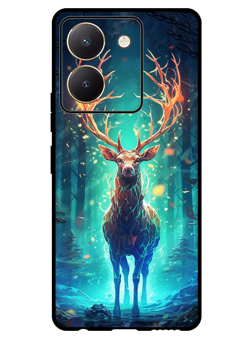Theodor Protective Case Anti Scratch Shock Proof Bumper Cover For Vivo Y27s Deer 5 - Image 1