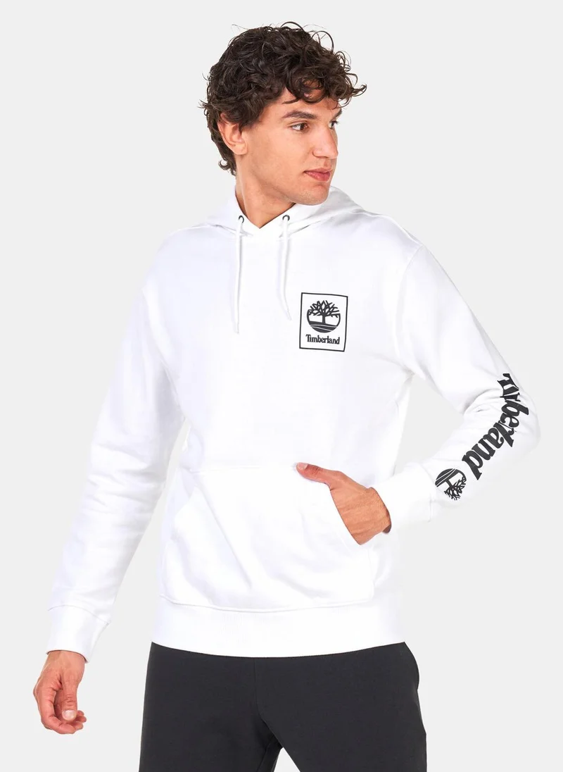 Timberland Men's Stack Logo Hoodie