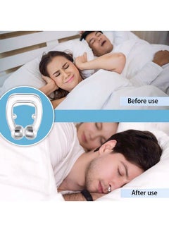 Reusable Clear Silicone Anti-Snoring Device Nose Clip 2-Pack, Comfortable Sleep Aid, Portable Anti-Snoring Tool - pzsku/Z27D8B195D761A42877D3Z/45/_/1723711642/a035324e-65da-4503-9c7e-9703b5ae965d