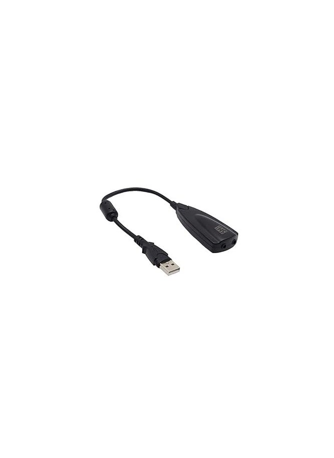 Generic OWNVMD USB External Sound Card, 7.1 5HV2 Wired Adapter for Headphones and 3.5mm 3D Audio Microphone for PC, Laptop, Desktop  - Image 4