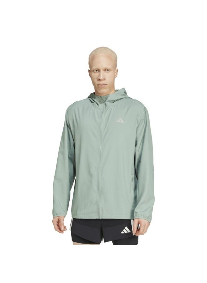 Adidas adidas RUN IT JACKET Green Running JACKETS for Men - XS  - Image 3