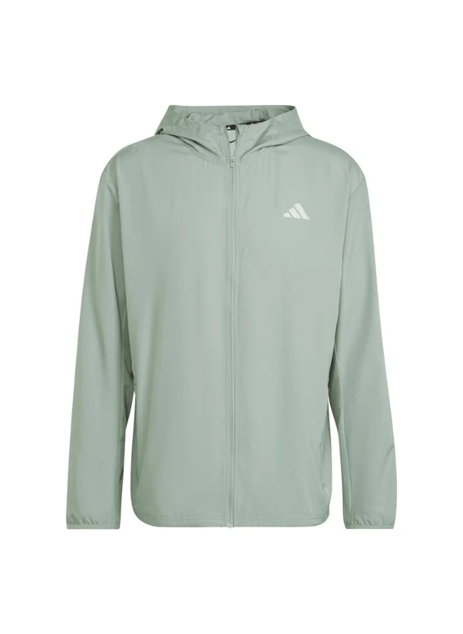Adidas adidas RUN IT JACKET Green Running JACKETS for Men - XS
