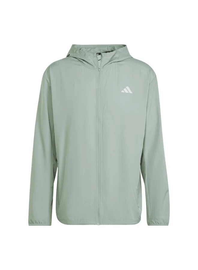 Adidas adidas RUN IT JACKET Green Running JACKETS for Men - XS