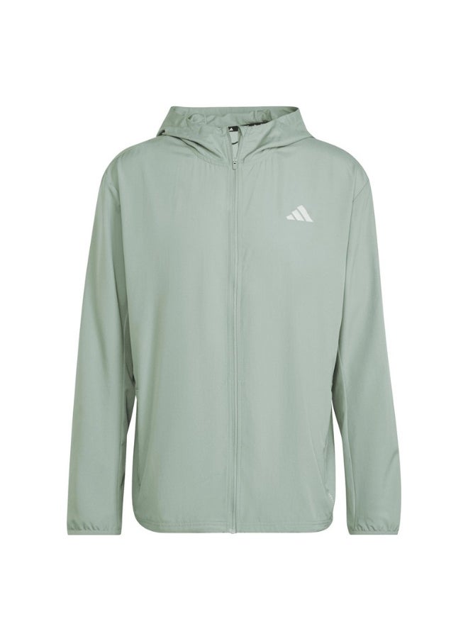 Adidas adidas RUN IT JACKET Green Running JACKETS for Men - XS  - Image 5