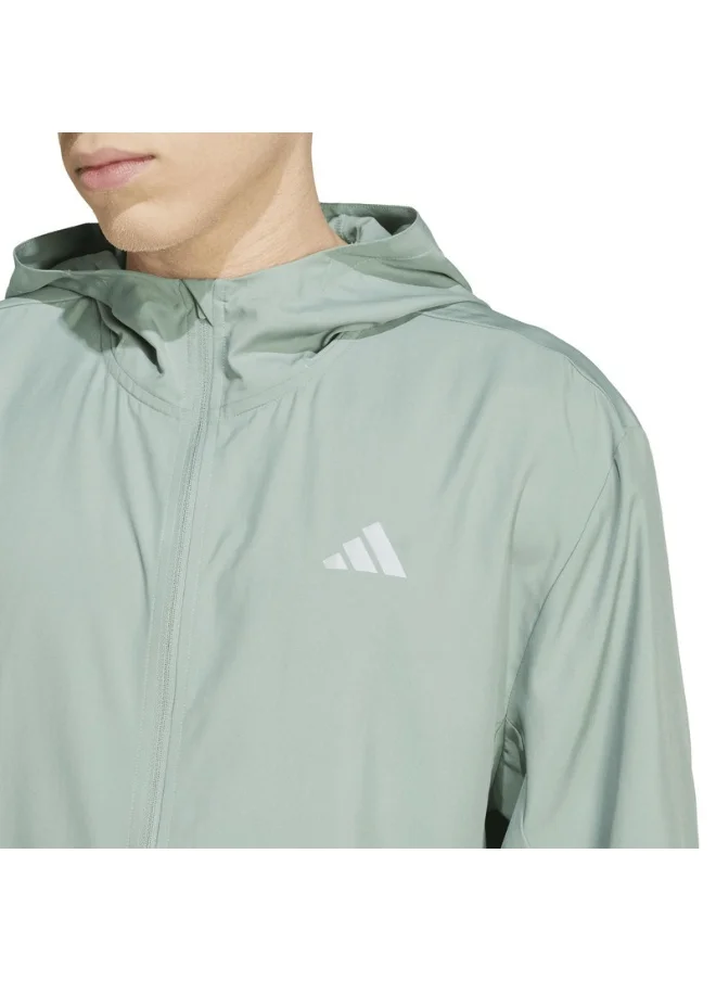 Adidas adidas RUN IT JACKET Green Running JACKETS for Men - XS