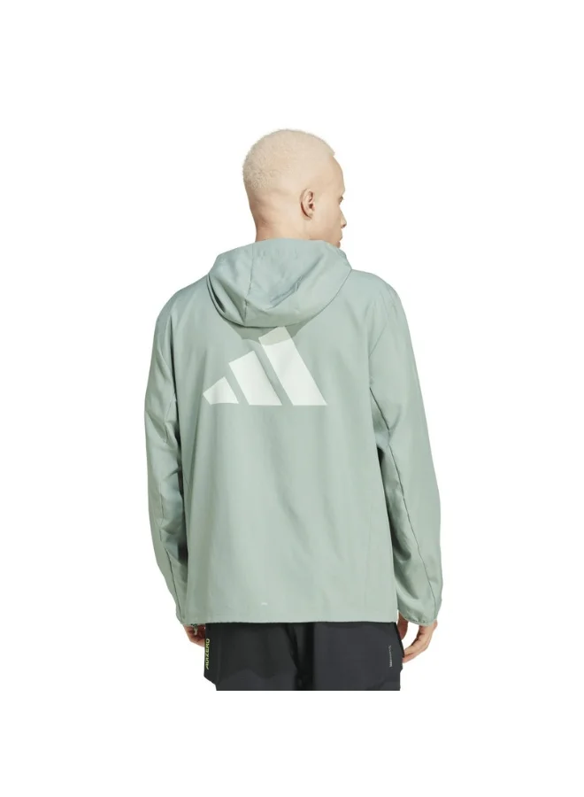 Adidas adidas RUN IT JACKET Green Running JACKETS for Men - XS