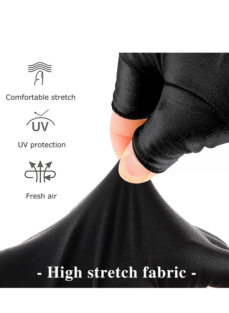 Pimoys Pimoys UV Gloves for Gel Manicures UPF50+ Fingerless UV Light Gloves for Gel Nails,UV Nails Gloves Manicure Gloves UV Protection Gloves  - Image 4