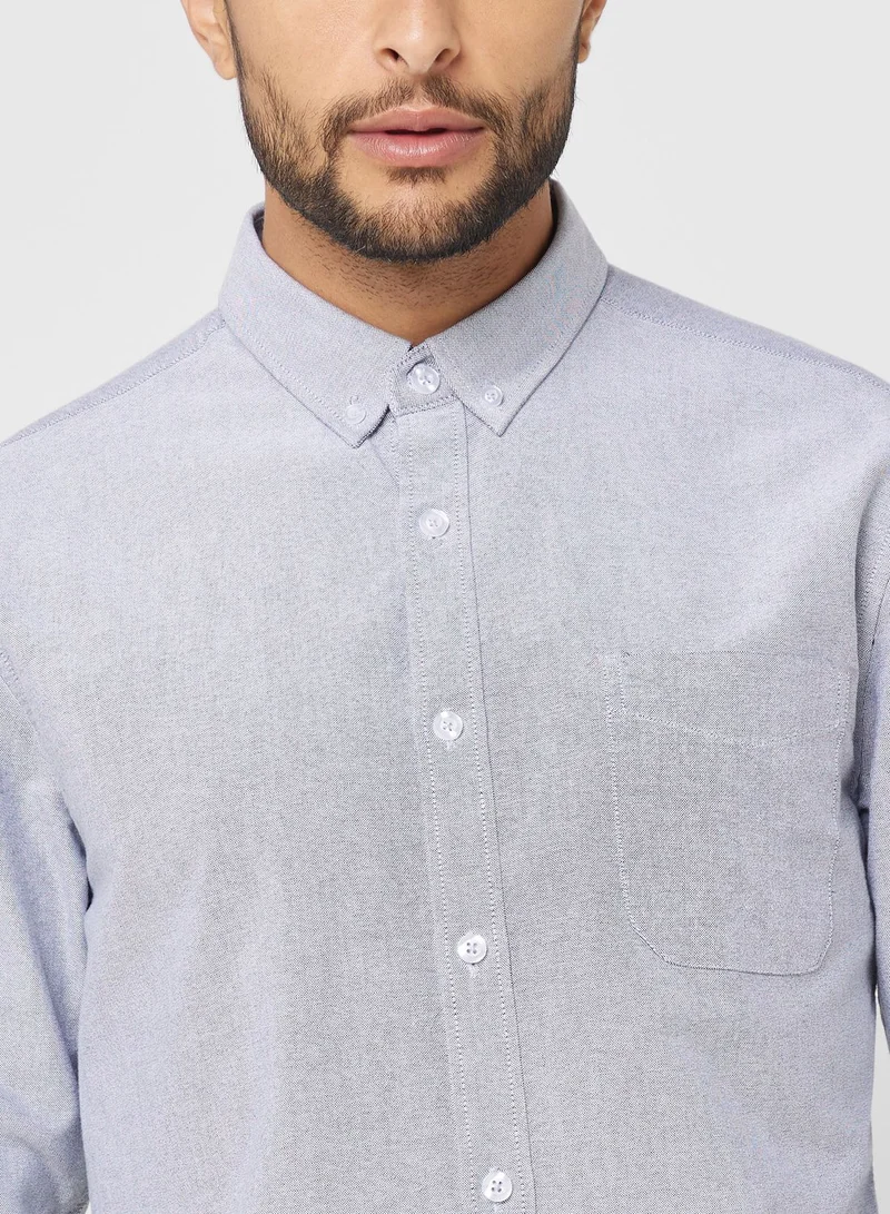 Robert Wood Oxford Long Sleeve Shirt