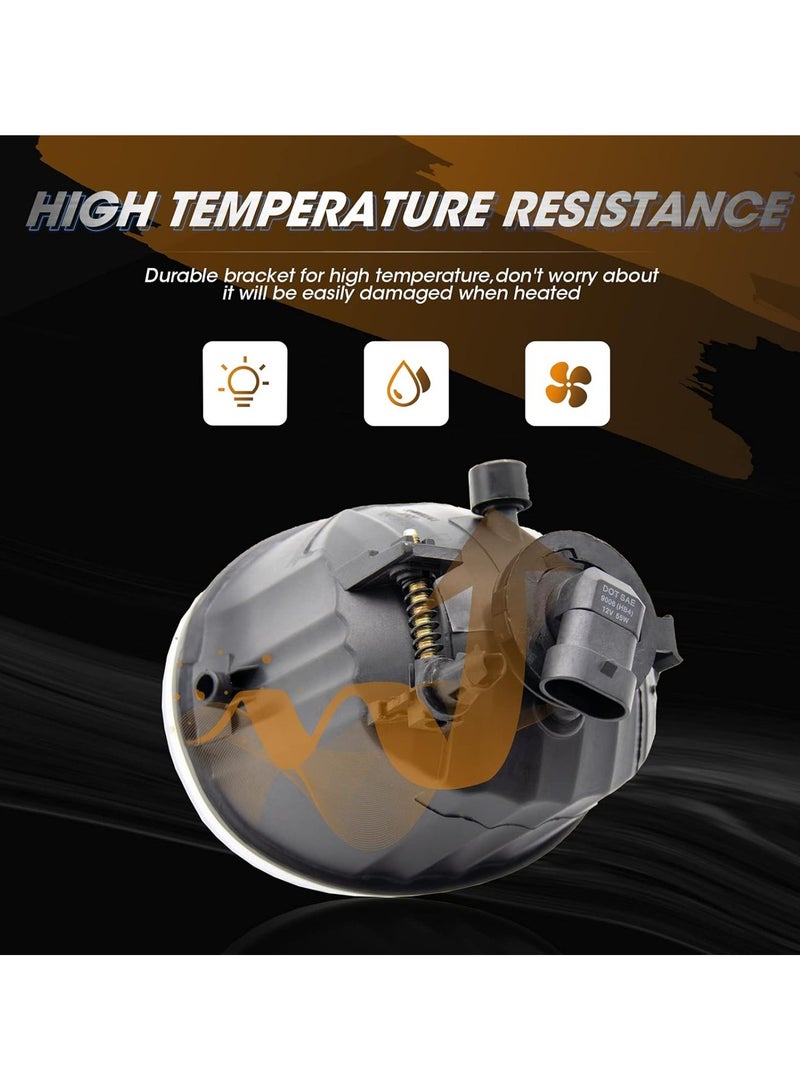 Loquat High-Performance Fog Lamp Set for Toyota Fortuner 2011 - IP67 Waterproof, 12V 55W Halogen Bulbs, High Temperature Resistant - Image 2