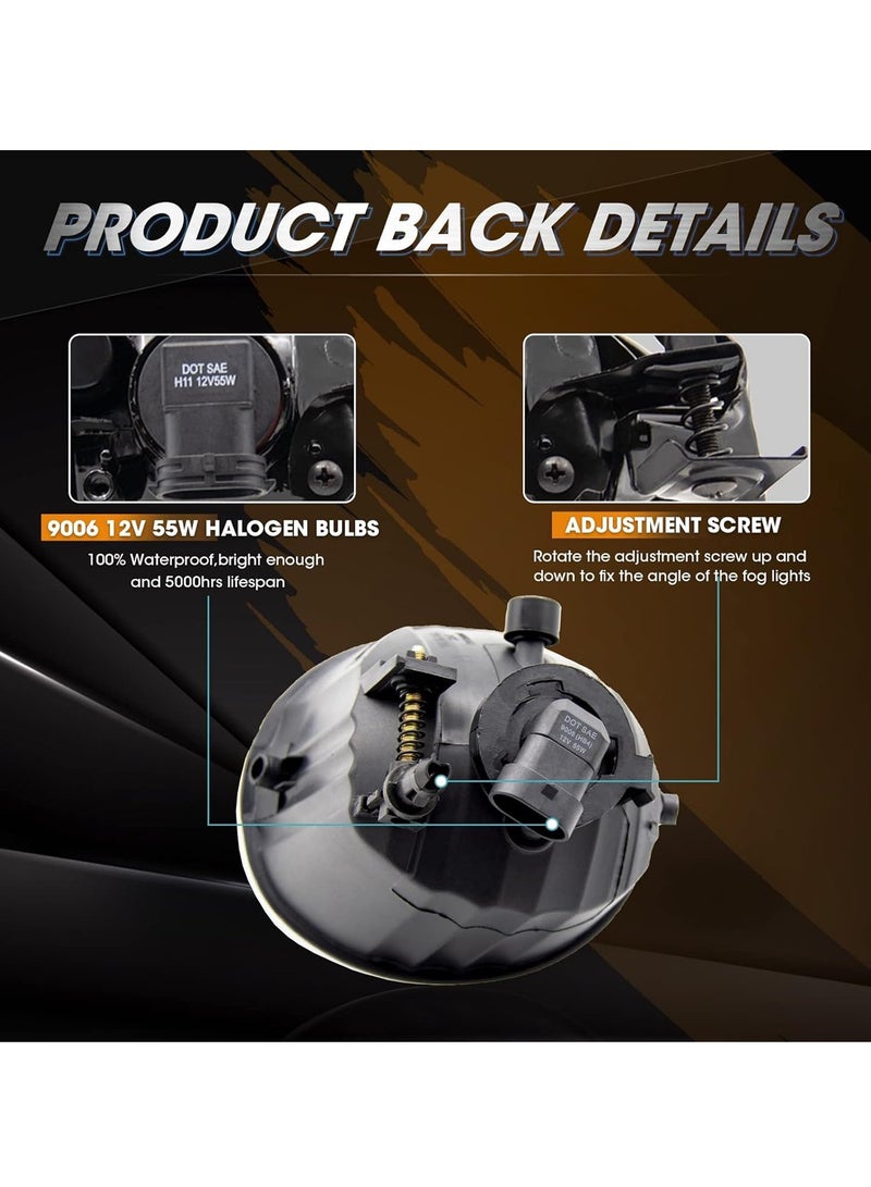 Loquat High-Performance Fog Lamp Set for Toyota Fortuner 2011 - IP67 Waterproof, 12V 55W Halogen Bulbs, High Temperature Resistant - Image 5