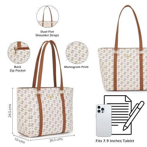 Lavie Women’s Mono LL Veronica Tote Bag for Women | Tote Handbag for Work | Ladies purse | Stylish Shoulder Bag | Gift for Women - Image 3