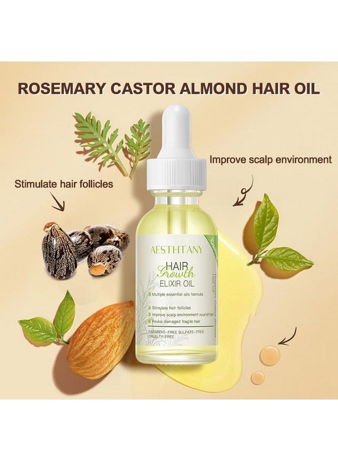 ايه اي اس تي اتش تي ايه ان واي سيروم إيستاني لتقوية الشعر بزيت إكليل الجبل والخروع واللوز لجميع أنواع الشعر، 2.1 أونصة - Image 2