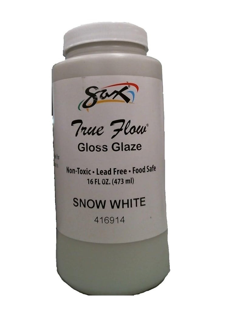 Sax True Flow Gloss Glaze in Snow White - 16 Fl Oz (473 ml)