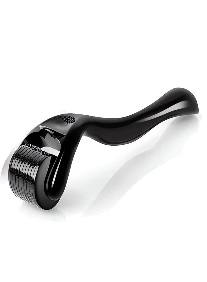 Wasali 540 Titanium Derma Roller for Face Hair Beard Scalp,Beard Microneedle Roller,Personal Use Microneedling,Microdermabrasion Cosmetic Beauty Instrument for Men Women（Black 1.o） - Image 1