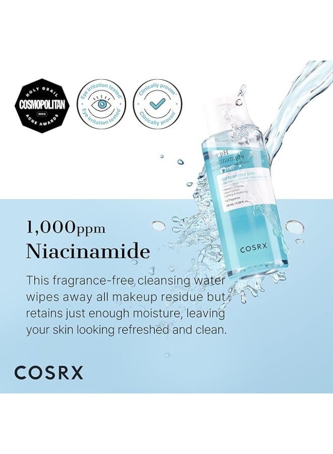 COSRX Low pH Niacinamide Micellar Cleansing Water for Sensitive Skin - 100ml - Image 4