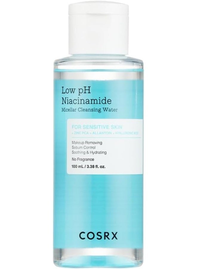 COSRX Low pH Niacinamide Micellar Cleansing Water for Sensitive Skin - 100ml - Image 1