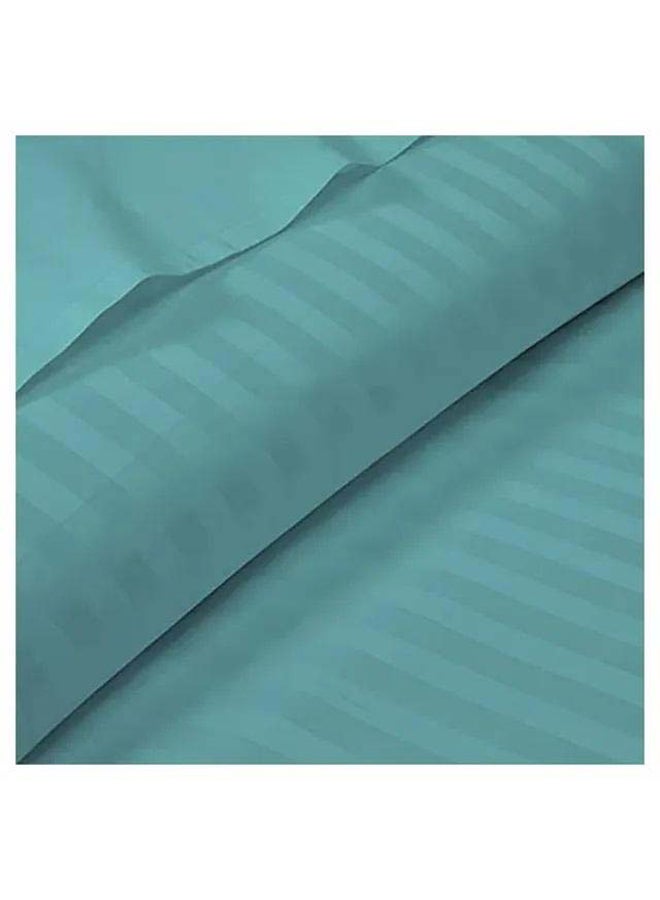 Hotel Collection HOTEL COLLECTION Stripe Single Teal Blue Duvet Cover set with Single Pillow Case 160x220 cm  - Image 3