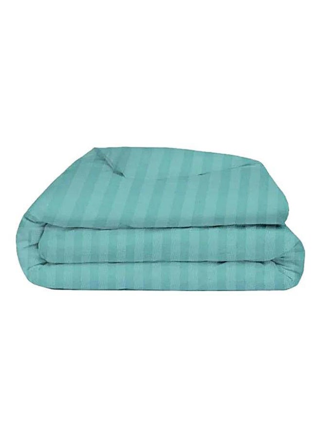 Hotel Collection HOTEL COLLECTION Stripe Single Teal Blue Duvet Cover set with Single Pillow Case 160x220 cm  - Image 4