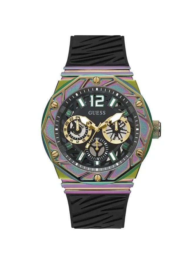 جس GUESS Analogue Black Dial Men's Watch-GW0634G3 - Image 1