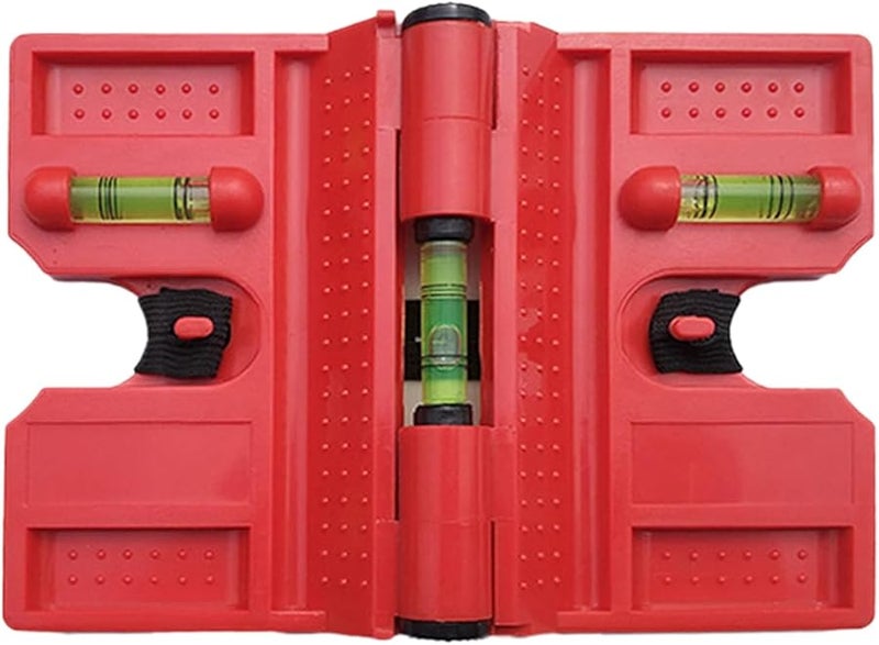 أداة مستوى مغناطيسي قابلة للطي 10 بوصة لأعمال البناء والسباكة والنجارة وتصليح الأرضيات والجدران - Image 1