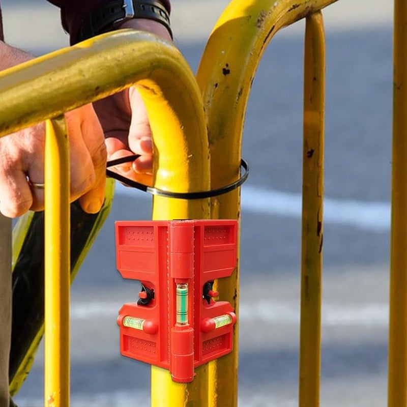 أداة مستوى مغناطيسي قابلة للطي 10 بوصة لأعمال البناء والسباكة والنجارة وتصليح الأرضيات والجدران - Image 4