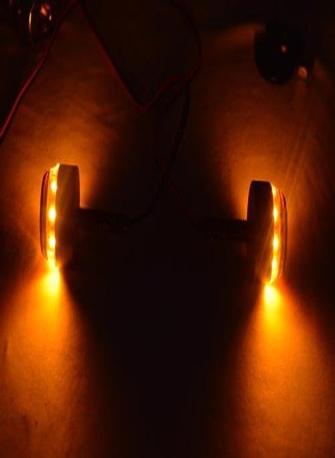 A2D Bike Handlebar End Strobe & Indicator Led Lights Set of 2 For TVS Apache 160 Fi - Image 4