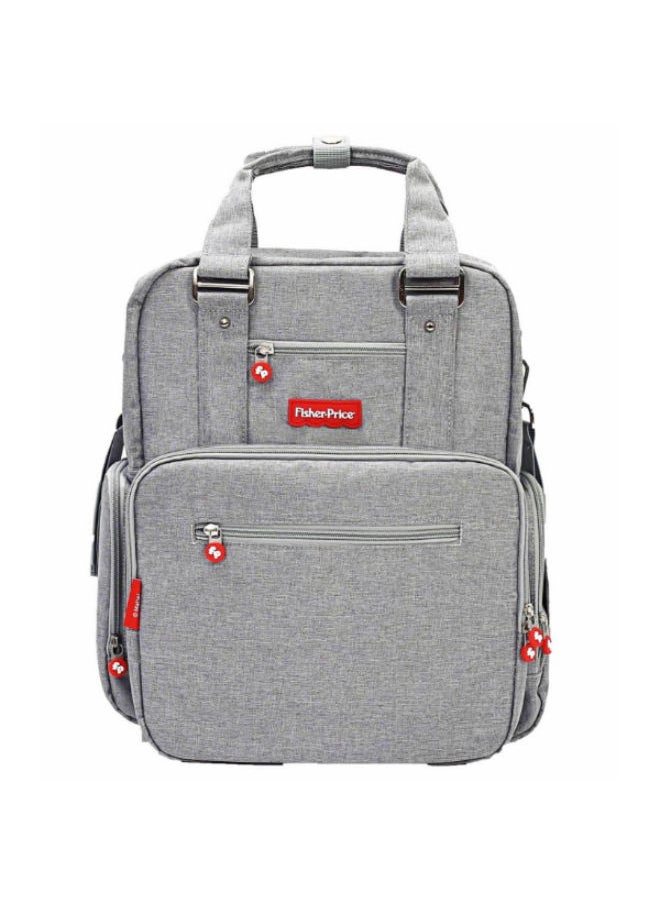 Fisher-Price Diaper Bag with Insulated Bottle Pockets and Changing Sheet  - Image 1